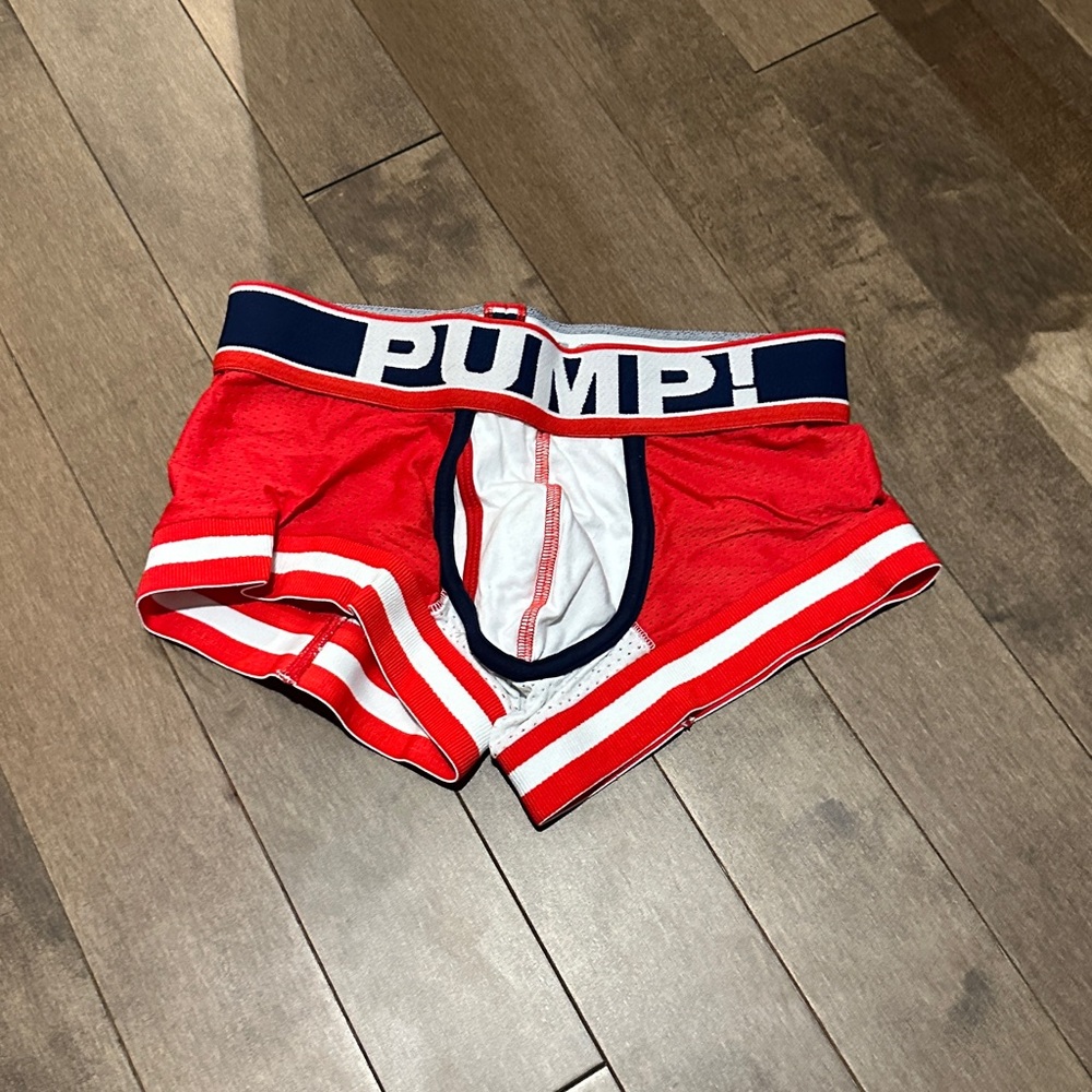 Red boxer briefs